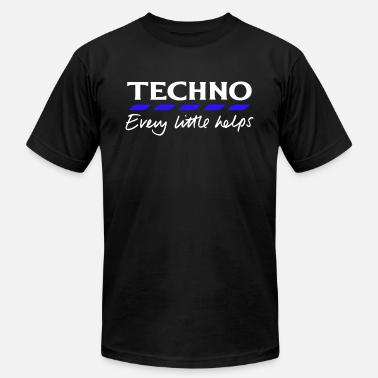 Techno Slogan Printed Tesco Funny Dance 